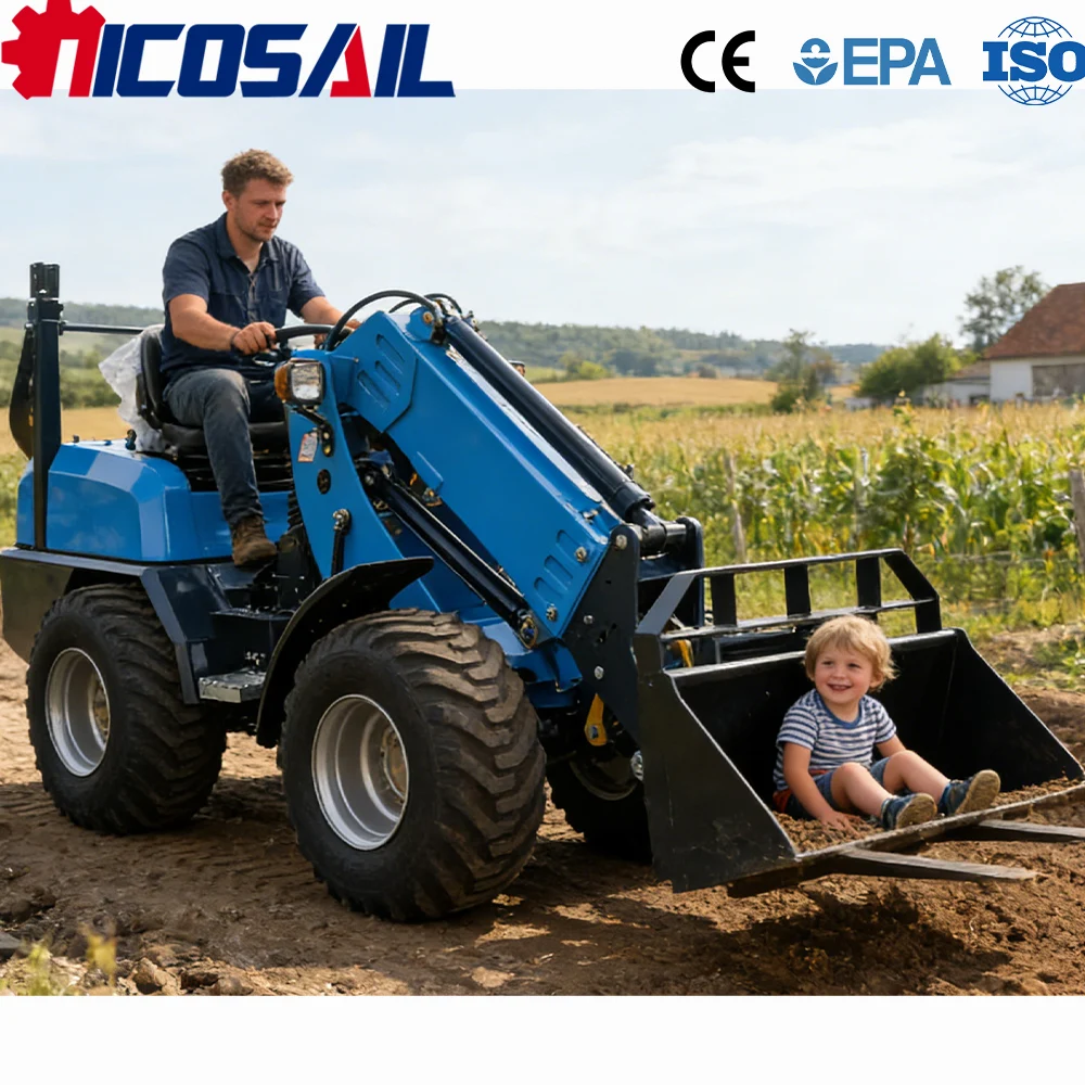 Custom KZL918 Telescopic Wheel Loader for Farm Material Handling CE Euro 5 Hydraulic Machine