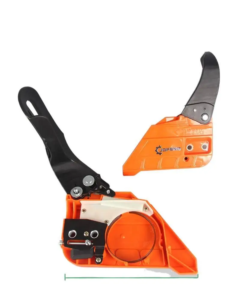 チェーンソーチェーンソー用オリジナルハイエンド52/58ブレーキパッドアセンブリ - ブレーキパッドカラーのランダムなアクセサリーが付属しています