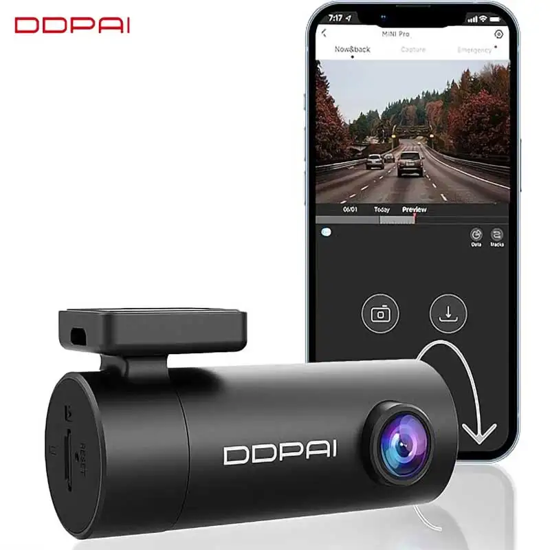 DDPAI Mini Pro 1296P Dash Cam Vehicle Drive Recorder 24H Parking Monitor WIFI Voice Control APP Auto Video Dash Camera Recorder