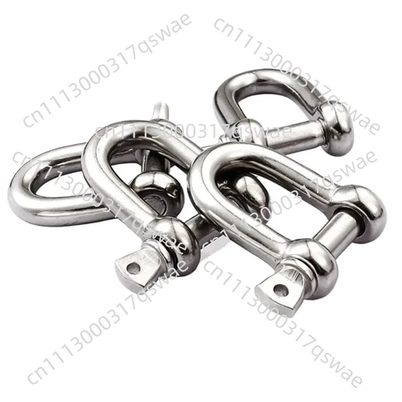 Stainless steel U-bolt cable buckle U-sling rope screw hook M4/M5/M6/M8 for safe fixing