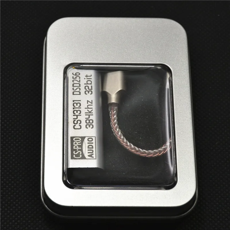 HiFi CS4313 DSD256 DAC ถอดรหัส USB 32Bit 384KHz Type-C ถึง3.5มม.Audio Amp สำหรับ win10 iPhone Ios Android