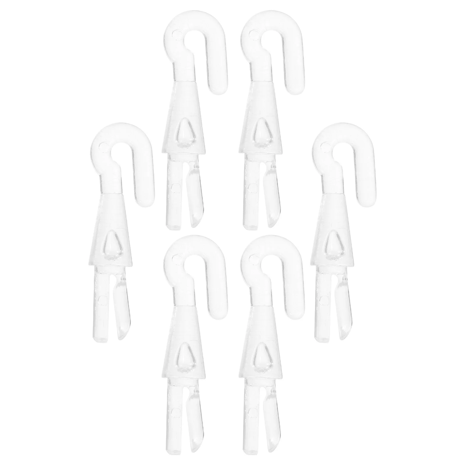 6 قطعة نصيحة للستائر عصا أعمى استبدال هوك موصل غطاء خفيفة الوزن العمودي أعمى عصا هوك استبدال أجزاء ديكور المنزل #5