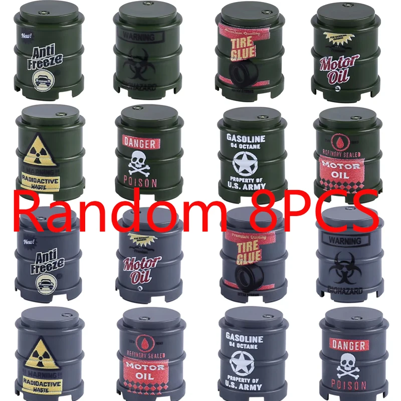 MOC Military Figure Accessories Building Blocks Foldable cover Waffen Box medical kit Military Scene Equipment Bricks Toys Gifts