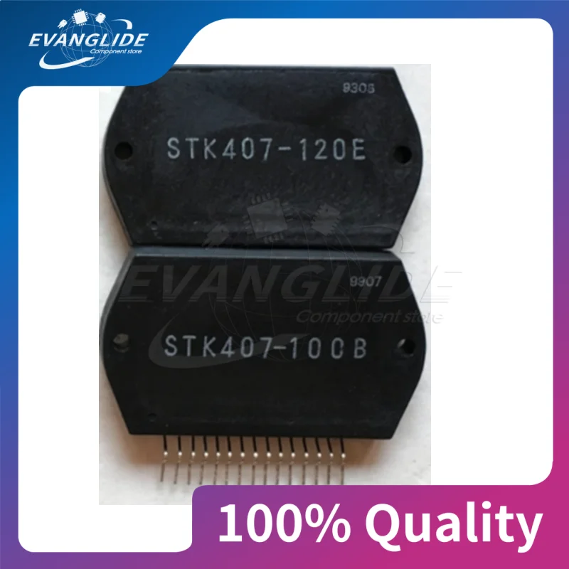 1 PCS STK407100B STK407-100 STK407-100B 407-100 407-100B Módulo amplificador de potencia de audio serie STK407 Módulo de fuente de alimentación de audio