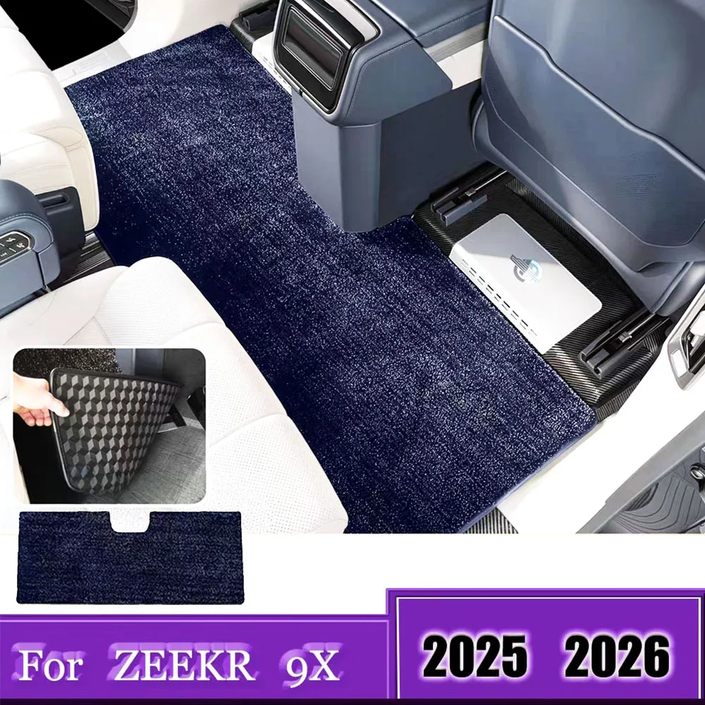 Custom Star Pattern Carpet For ZEEKR 9X 2025 2026 2nd Row Anti Slip Floor Liner Car Modification Accessory