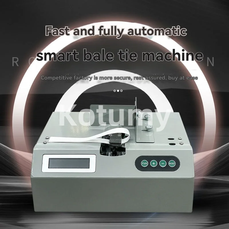 Fully Automatic And Fast Strapping Machine for Hot Melt Paper Belt Binding for Supermarket Banknote Tying Packaging Sealing Tool