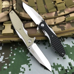 ZT 0393 G10 Knife Outdoor Handle Hunting and Hiking Tactics EDC Pocket Knife Survival Camping Tactics Collection Folding Knife