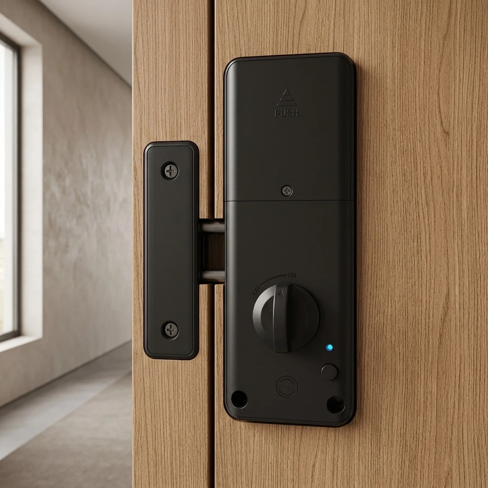 1set Wood Door Lock With IC Card Electronic Lock Indoor Burglar Door Locks Hardware Home Improvement Accessories