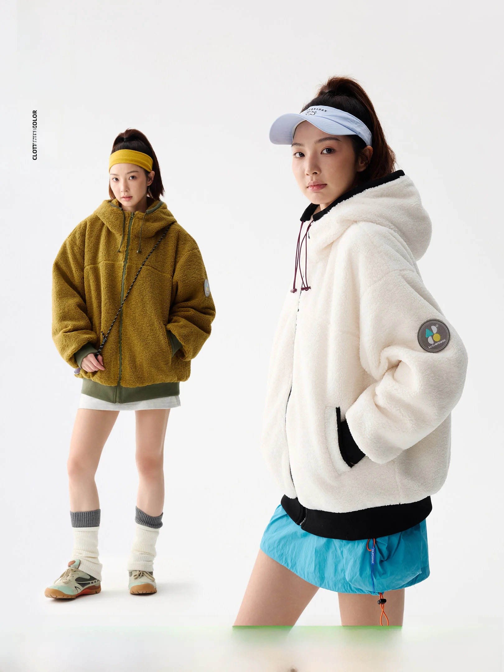 

Зимняя утепленная куртка OWOX из овечьей шерсти, повседневная, на молнии, с цветными вставками, хлопковая, уличный стиль, с длинными рукавами, с капюшоном, стандартный крой