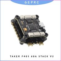 GEPRC F7 35A AIO Flight Controller, 2-6S 8bit ESC, 26.5x26.5mm for Tiny Whoop RC FPV Drone DIY Build, Betaflight GEP-F722-35A