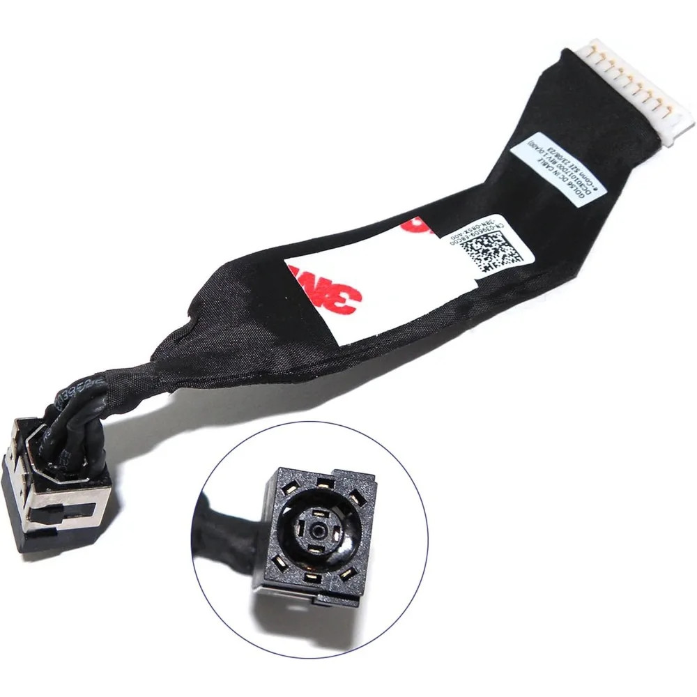 

Replacement DC Power Jack Socket Charging Port Cable for G15 5511 0396D9 DC301017E00 10-pin