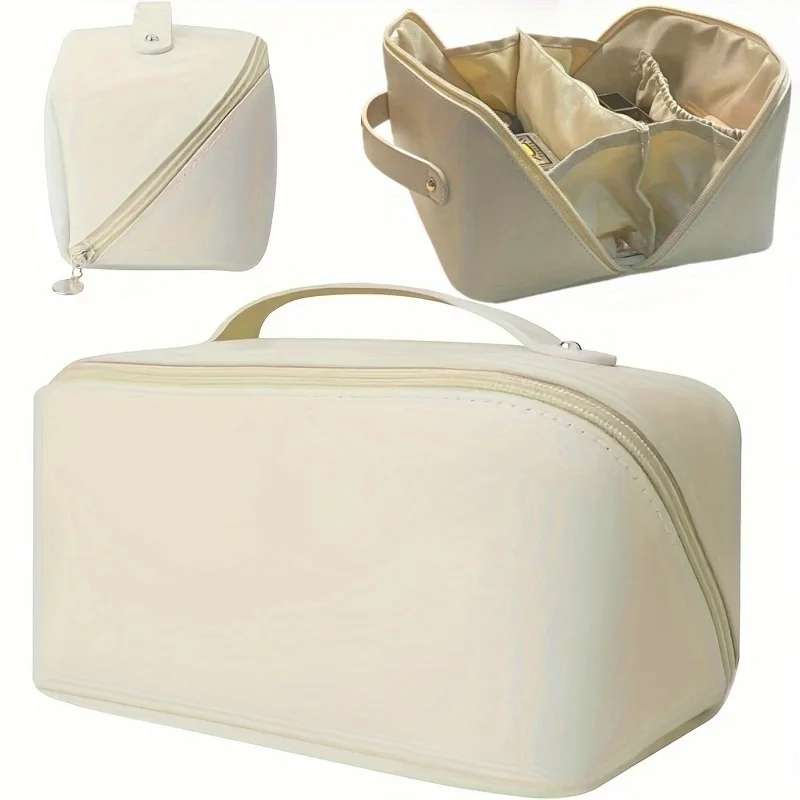 

Zipper Makeup Organizer Female Toiletry Kit Bag Make Up Case Storage Pouch Luxury Lady Box Cosmetic Bag Organizer Bag Travel Zip