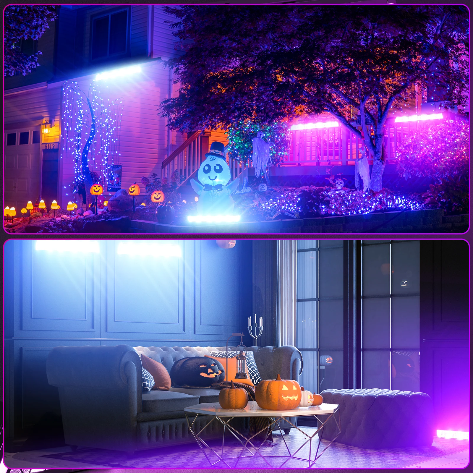 130W Par Light Matrix Retro Lamp Fill Light HOLDLAMP Lighting Outdoor Stage Light Club Wedding Car Show Performance Face Light