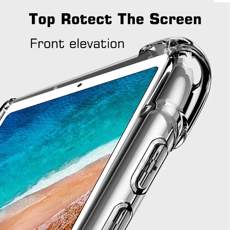 Coque transparente pour Xiaomi Mi Pad 2 3 4 Plus 5 Pro 7.9 8.0 10.1 11, étui arrière en silicone TPU pour tablette iPad Pro 9.7 10.5 11 12.9