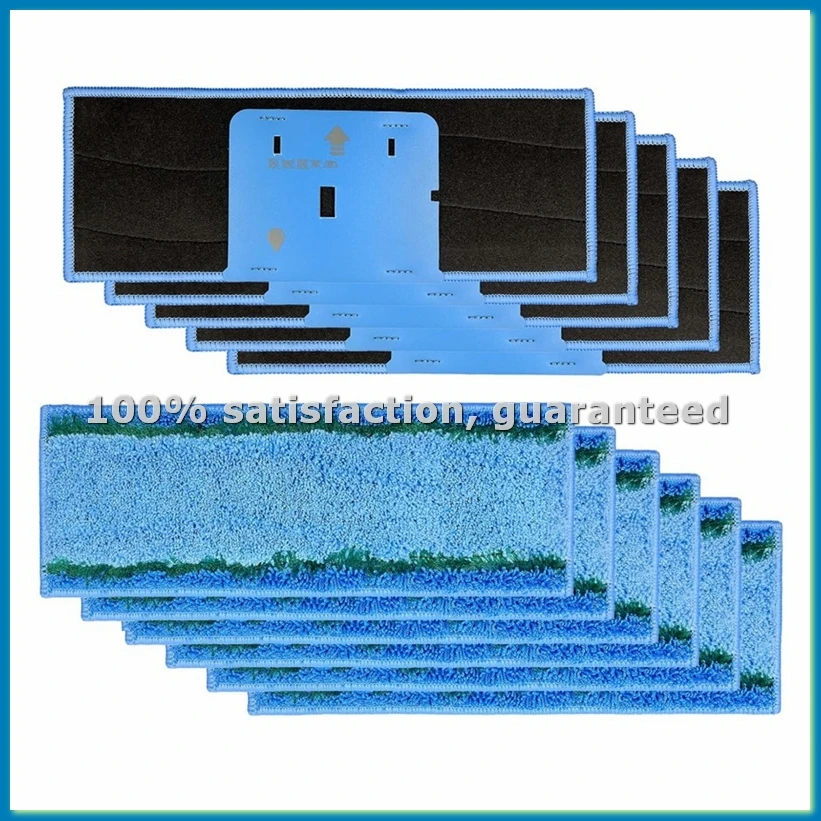 

11 шт. сменных моющихся микрофибровых подушечек для влажной уборки M6, совместимых с серией M6 - ABYS