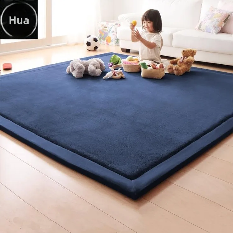 

Pure Color Tat Floor Mat Home Rug Living Room Carpet Pad Soft Cotton Material Winter Collection Color Design