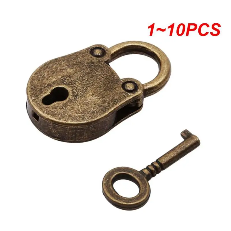 1~10PCS Vintage Old Antique Style Mini Archaize Padlocks Key Lock With key (Lot Of 3)