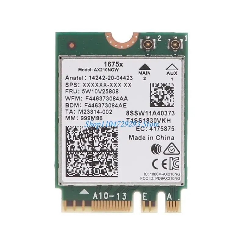 Y2GD NGFF M.2 Wifi Card Band 6G Wireless 1675x Card 802.11ax Adapter