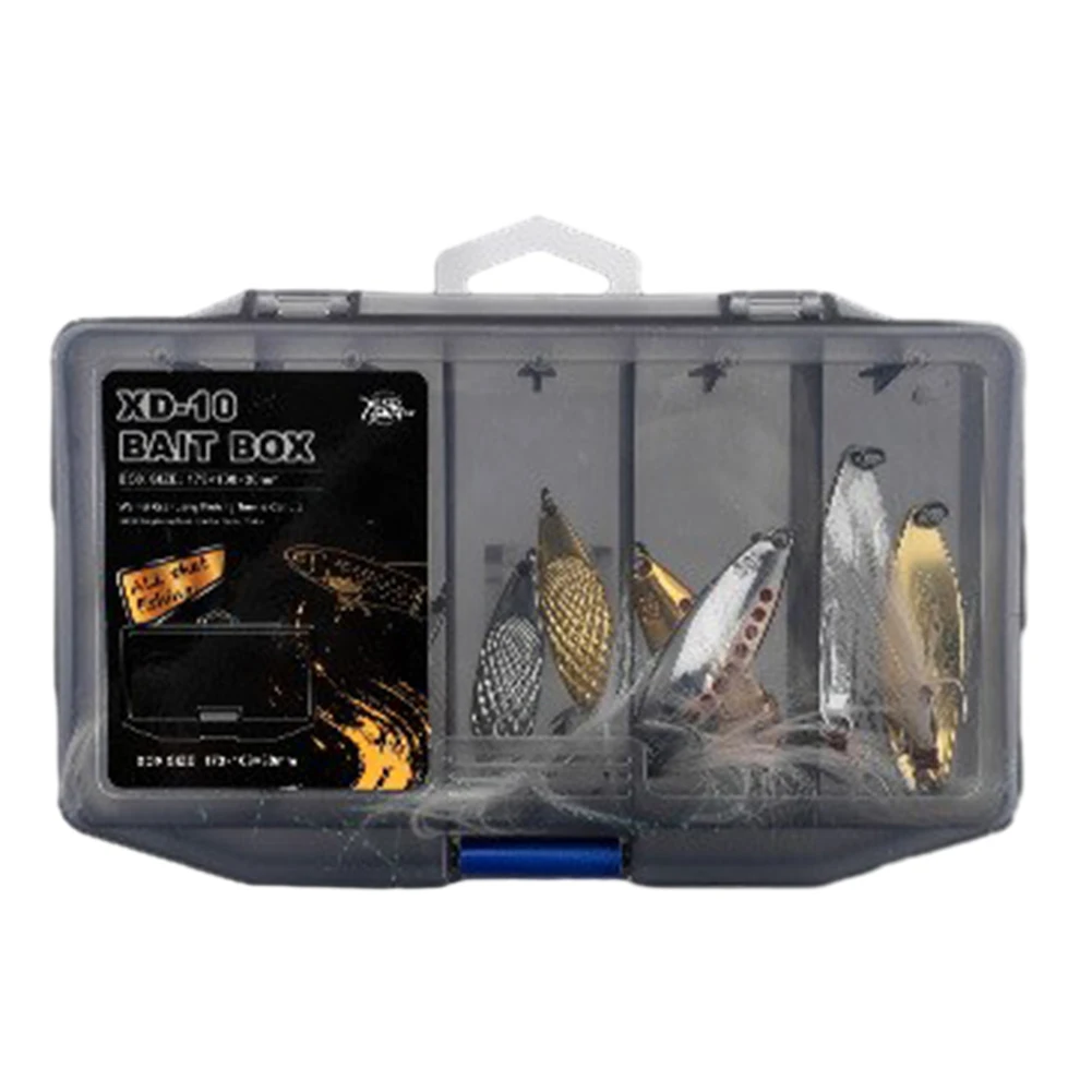 

28/10pcs Trout Spoon Set Wobbler Spinner Metal Fishing Lures Accessories Kit For Pike Crochet Kit Artificial Bait Gifts