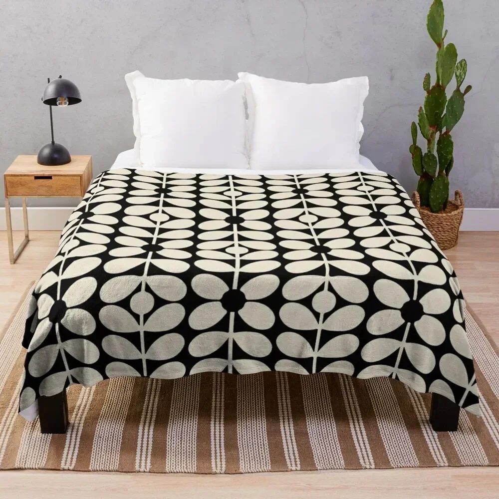 

Orla Kiely Conway Sixties Stem Throw Blanket All Weather Soft Throw Blanket for Sofa