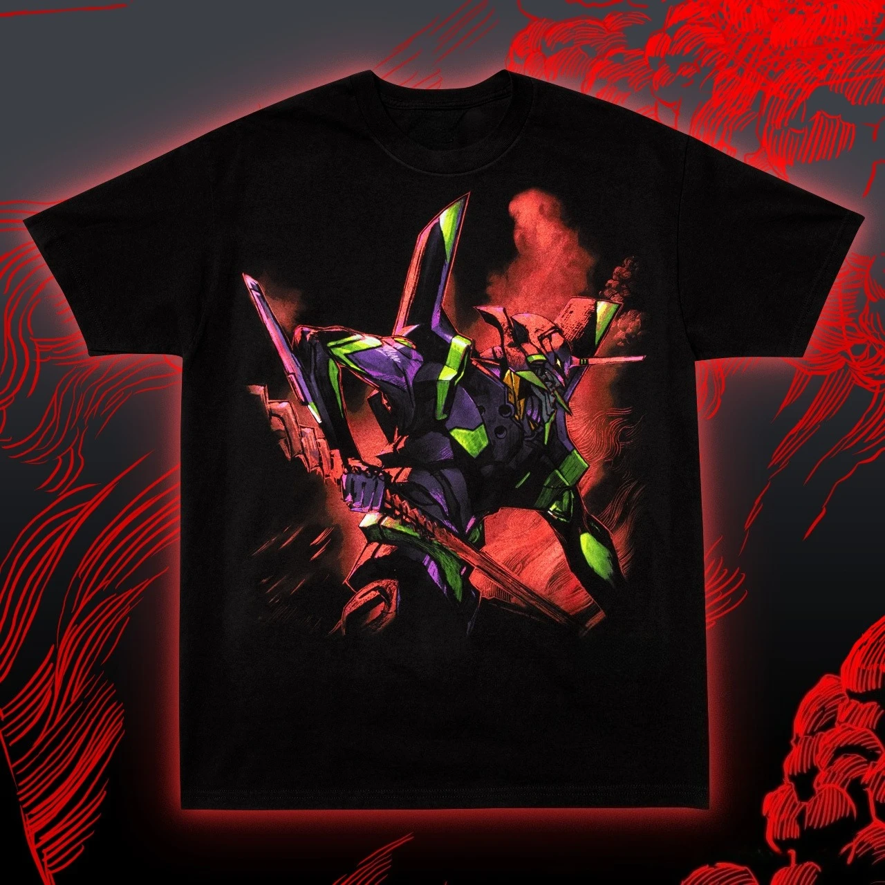 Neon Genesis Evangelion Ayanami Rei Asuka Classic Style Short Sleeve T-shirt Men Women 2026 Summer Parent-Child Cotton Tee Tops - view 6