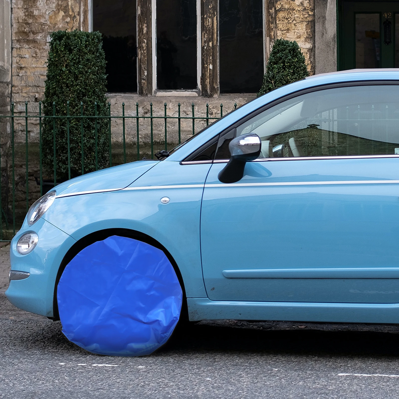 

4Pcs Tire Cover Stylish Design for Trailer Camper Rv Protects from Sunlight Fading Cracking Enhances Visual Appeal