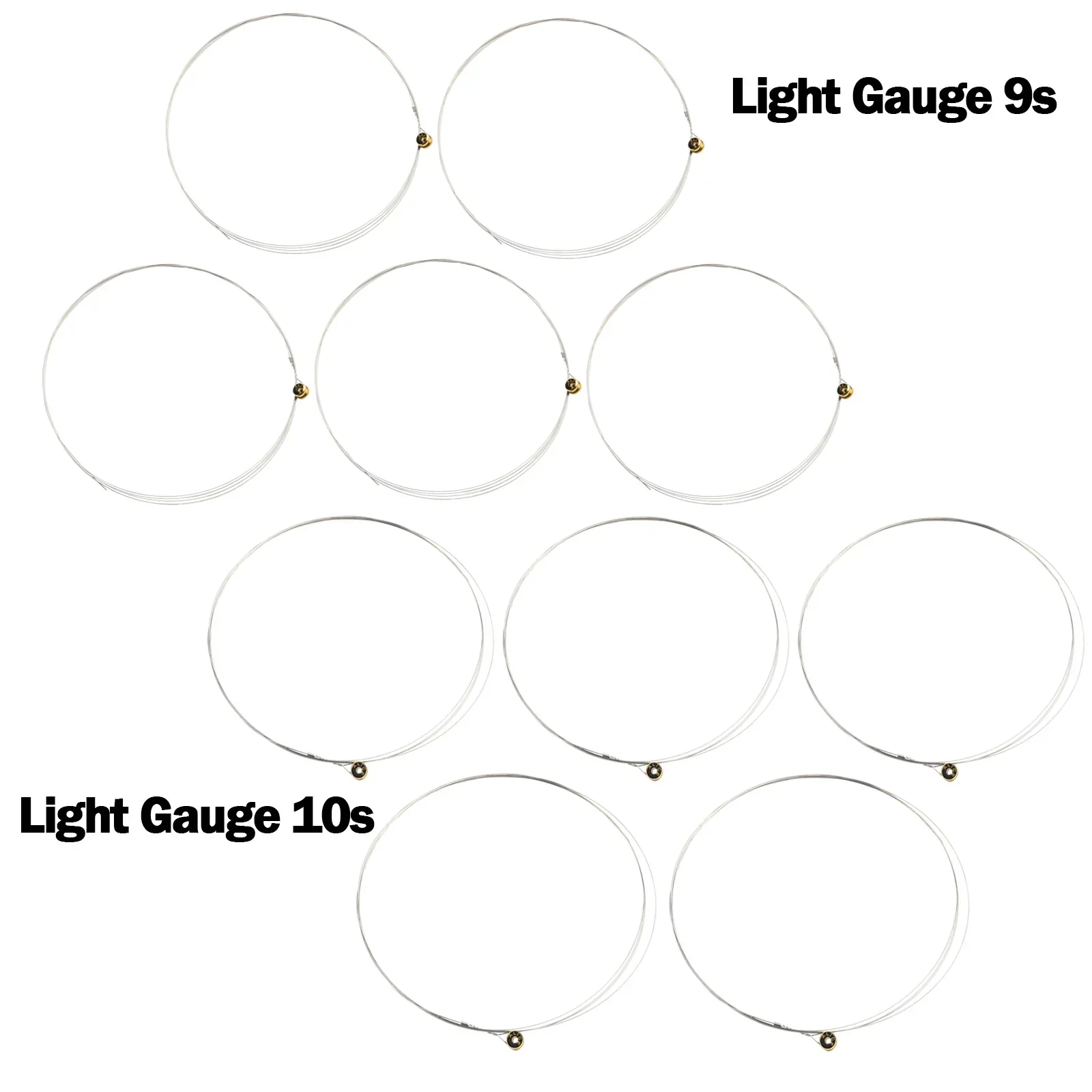 5PCS Electric Guitar Acoustic Guitar Single String Top E Plain Steel Gauges .009 010 Guitar Accessories Replacement Strings New