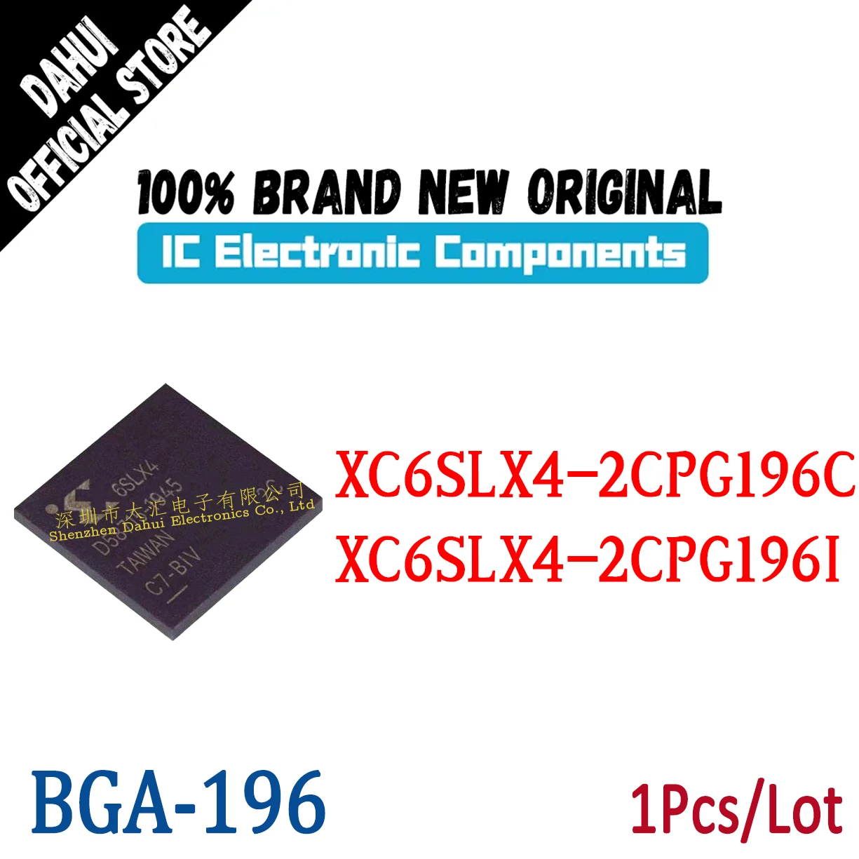 

XC6SLX4-2CPG196C XC6SLX4-2CPG196I 6SLX4 BGA-196 Programmable logic chip IC new original