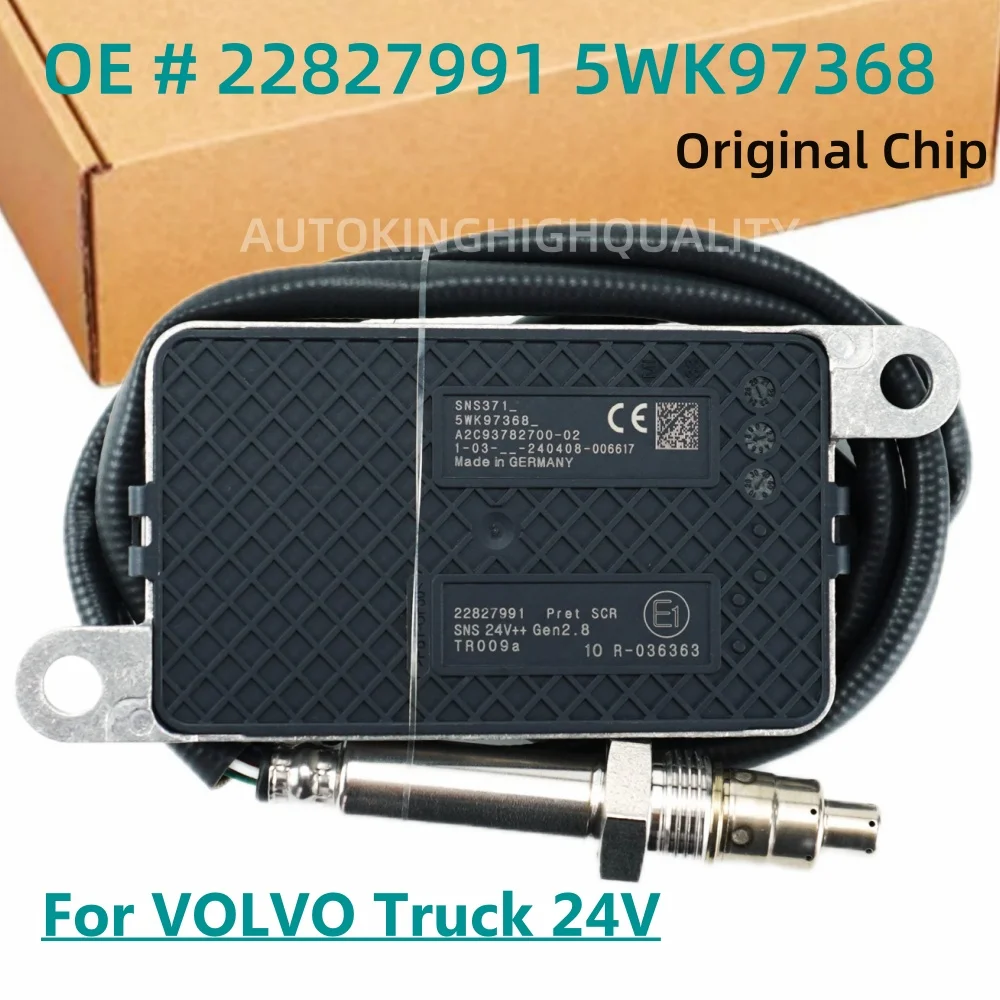 Original Chip 5WK97368 22827991 Original NEW Nox Sensor Nitrogen Oxygen Sensor A2C93782700-02 For Volvo FH4 FM Renault