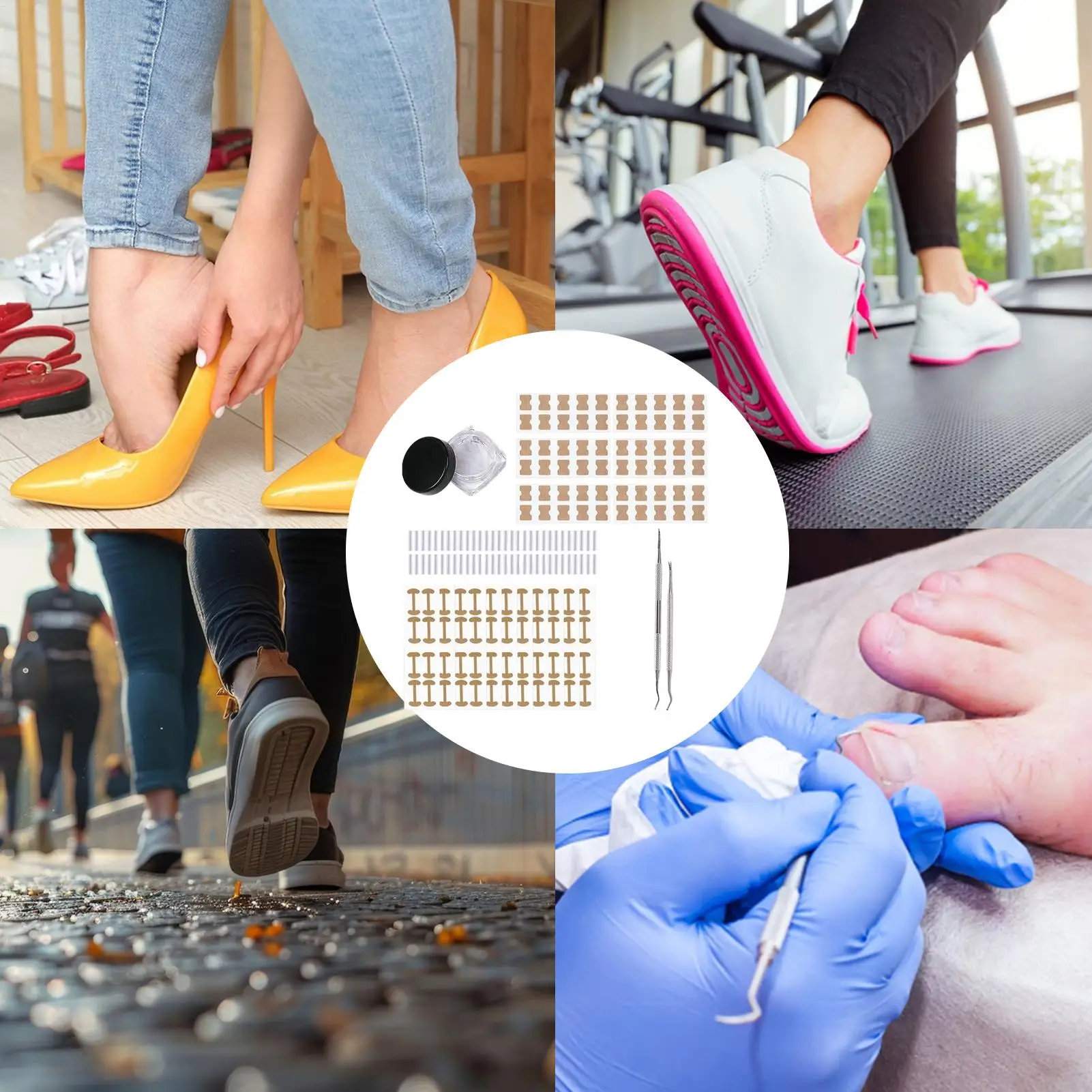 مصحح أظافر نام منحني أظافر مصحح مريح مسمار رافع باديكير بقع للمنزل المسنين رياضي مانيكير