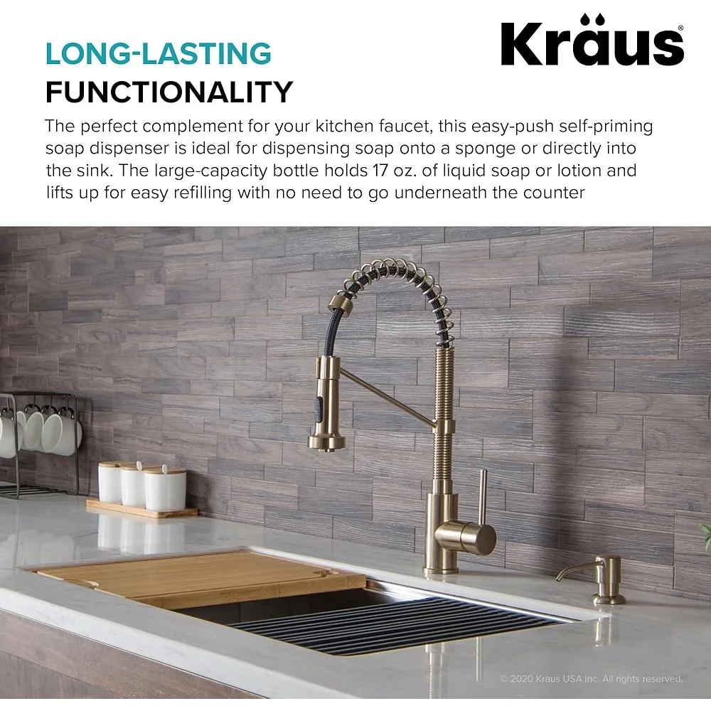 متعددة الأغراض المطبخ الصابون غسول موزع الذاتي فتيلة مضخة بقعة الحرة العتيقة برونزية دائم سهلة التركيب زجاجة مضخة