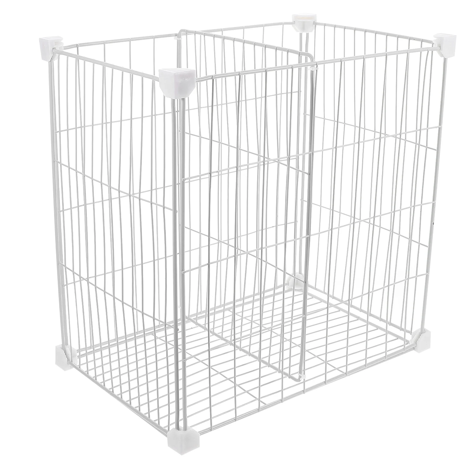

Storage Baskets Freezer Divider Rack Fridge Organizer Dividers for Bottom Electric Wire Sort Chest Bins White Partition