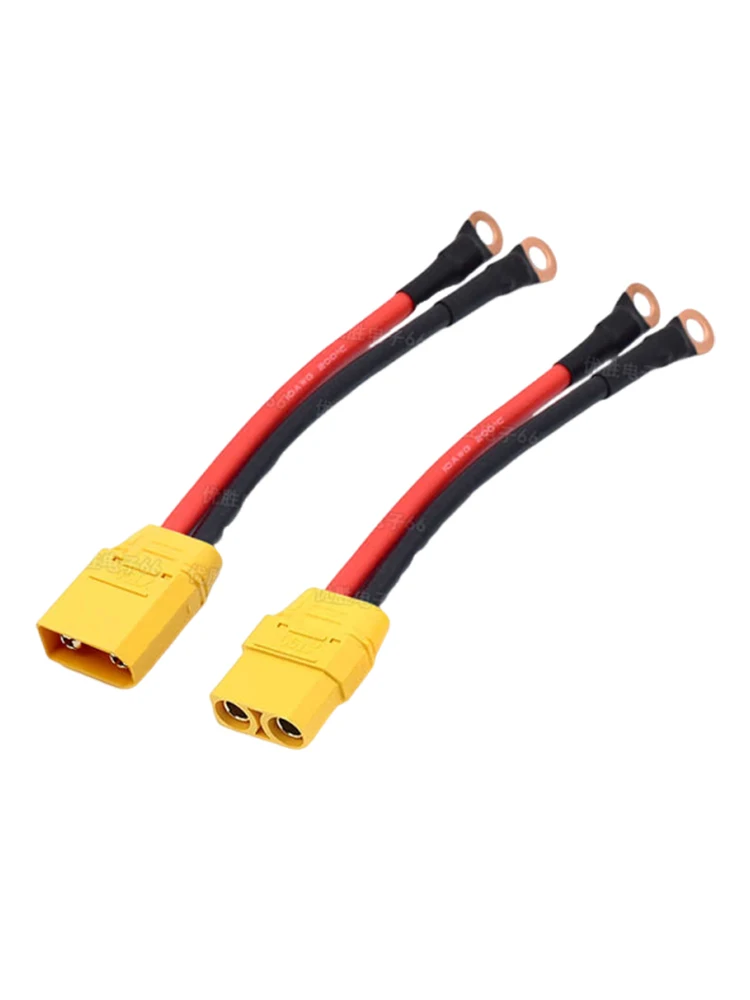 Kabel złącza XT90 na miedziany końcówki 6MM/8MM, wtyk XT 90 do przewodu O Terminal Line 10AWG, przewód połączeniowy do modeli samolotów i akumulatorów litowych. — 2