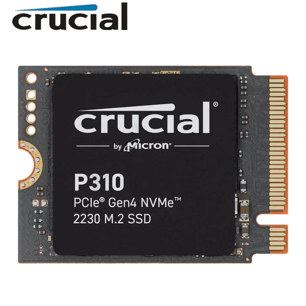 

Crucial P310 Internal SSD Hard Drive 1TB 2TB PCIe Gen4 2230 NVMe M.2 SSD Up to 7,100 MB/s For Handheld Gaming Consoles PC Laptop