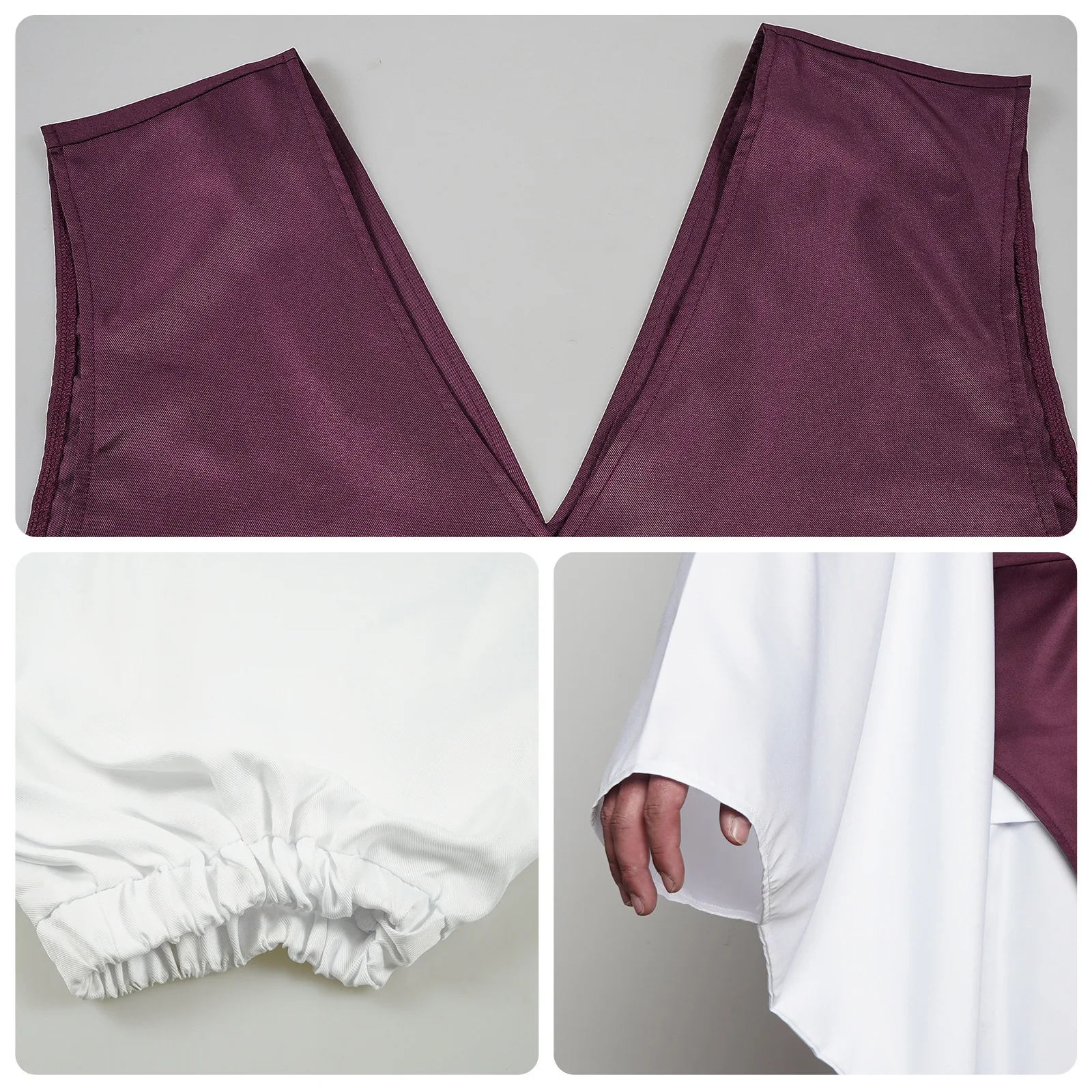 Anime Choso Cosplay-Kostüm mit Weste, Halswärmer, Gürtel, Weißer Elastischer Hose, Halloween Choso Kimono-Outfit für Comic Con – Detail 6