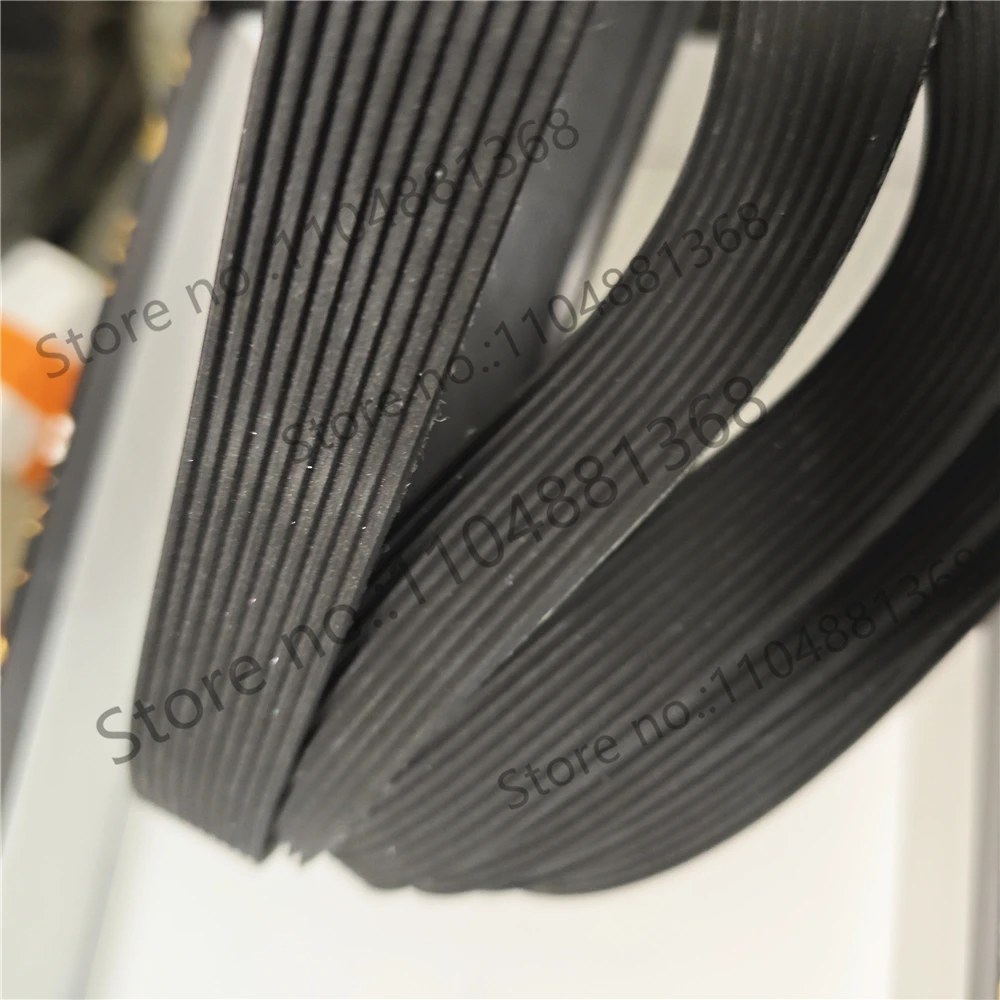 1pcs Engine Air Conditioner Belt V-Ribbed Belts Drive 6PK2160 6PK2170 6PK2180 6PK2190 6PK2200 6PK2210