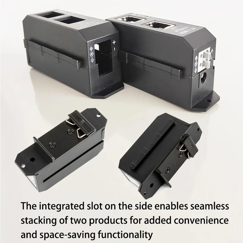 DIN Rail Single Port 2.5 Gigabit Poe Injector 2.5 Gigabit Poe Injector DIN Rail 2.5 Gigabit Poe Injector 90W Output Poe++