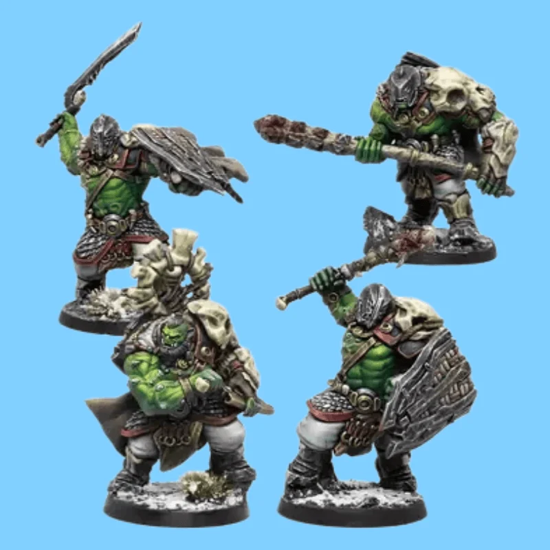 

Casting Resin Model Assembly Kit, Combat Scar Team, Unpainted (including Base)