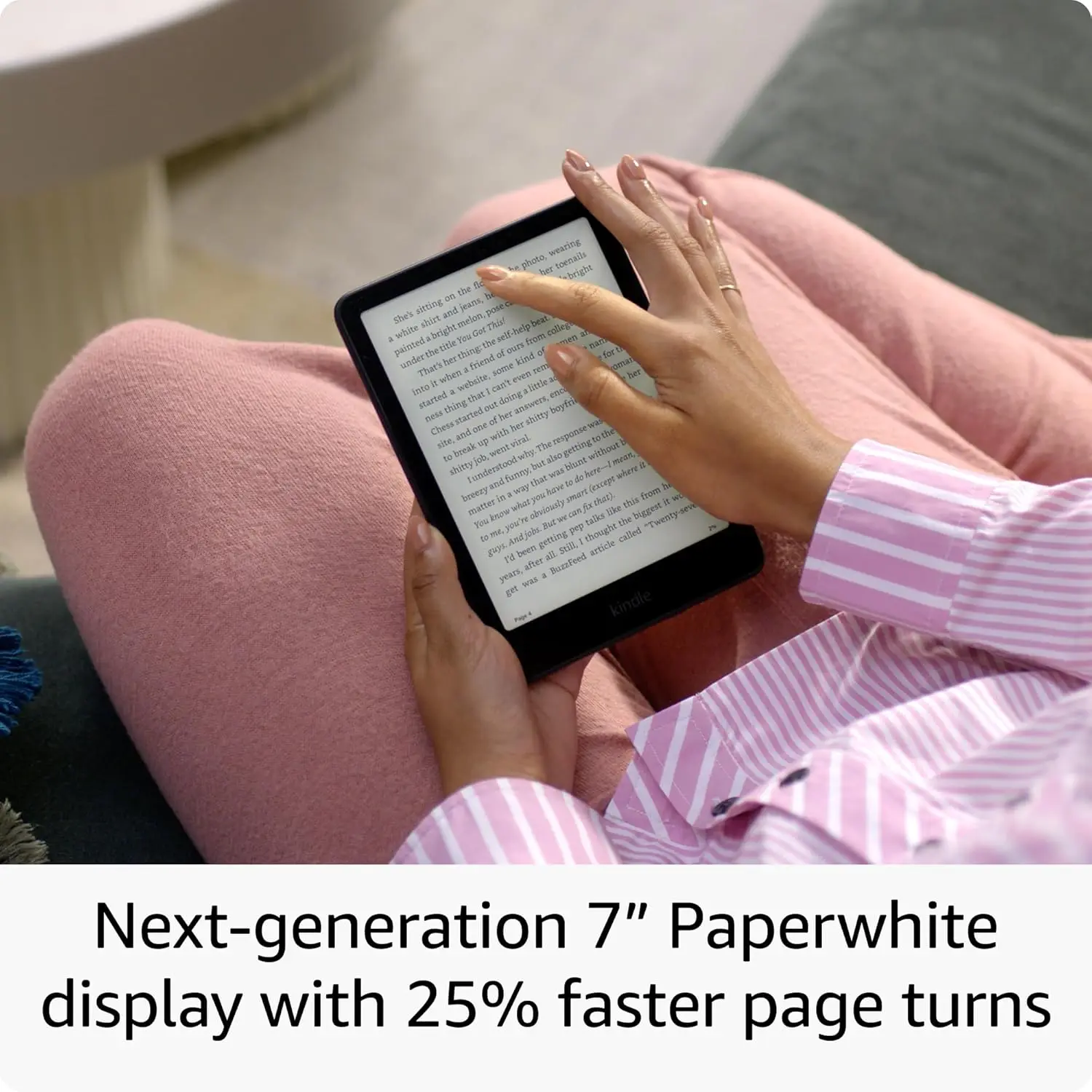 Original Amazon Kindle Paperwhite Signature Edition (32 GB), Ebook Reader, Adjusting Light, Wireless Charging, 6.8 Inch 300PPI