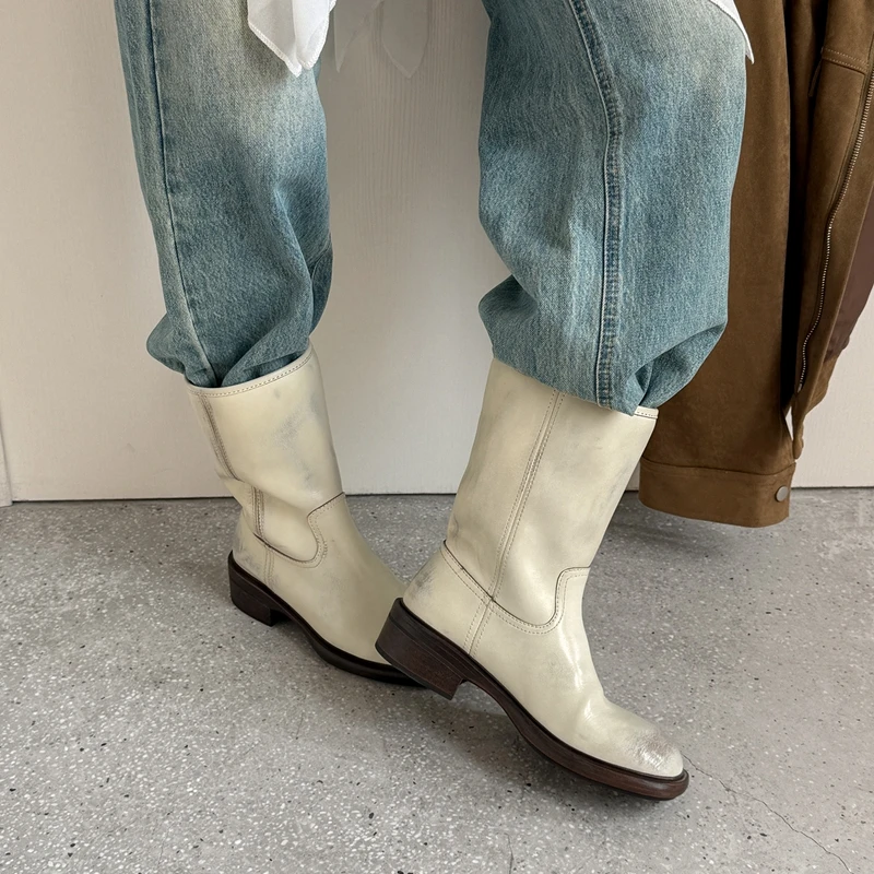 Bottes pour femmes à talon car - Street Fashion Rome 2026 avis et prix