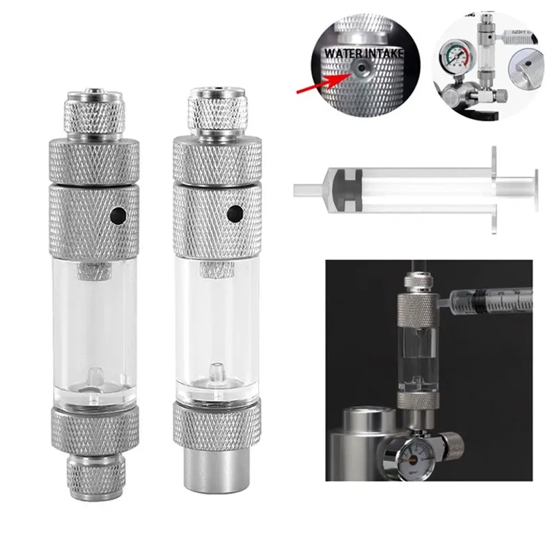 ABZS CO2 Bubble Meter For Aquarium Water Injection Version CO2 Regulator Generator Reaction System Fish Tank CO2 Equipment