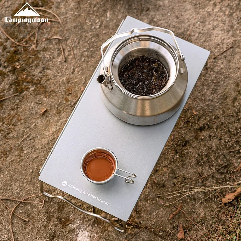 

Походный чайник из нержавеющей стали SW-1: легкая портативная бутылка для воды, заварник для чая и кофе, походный чайник