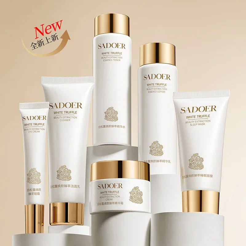 Top White Truffle Radiance and Essence Six-piece Set of Moisturizing, Brightening and Firming Skin Care Products