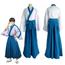 Shimura Shinpachi Cosplay kostium męski Anime Gintama Roleplay Fantasia mężczyzna Halloween karnawał ubiór imprezowy na przebranie do odgrywania ról