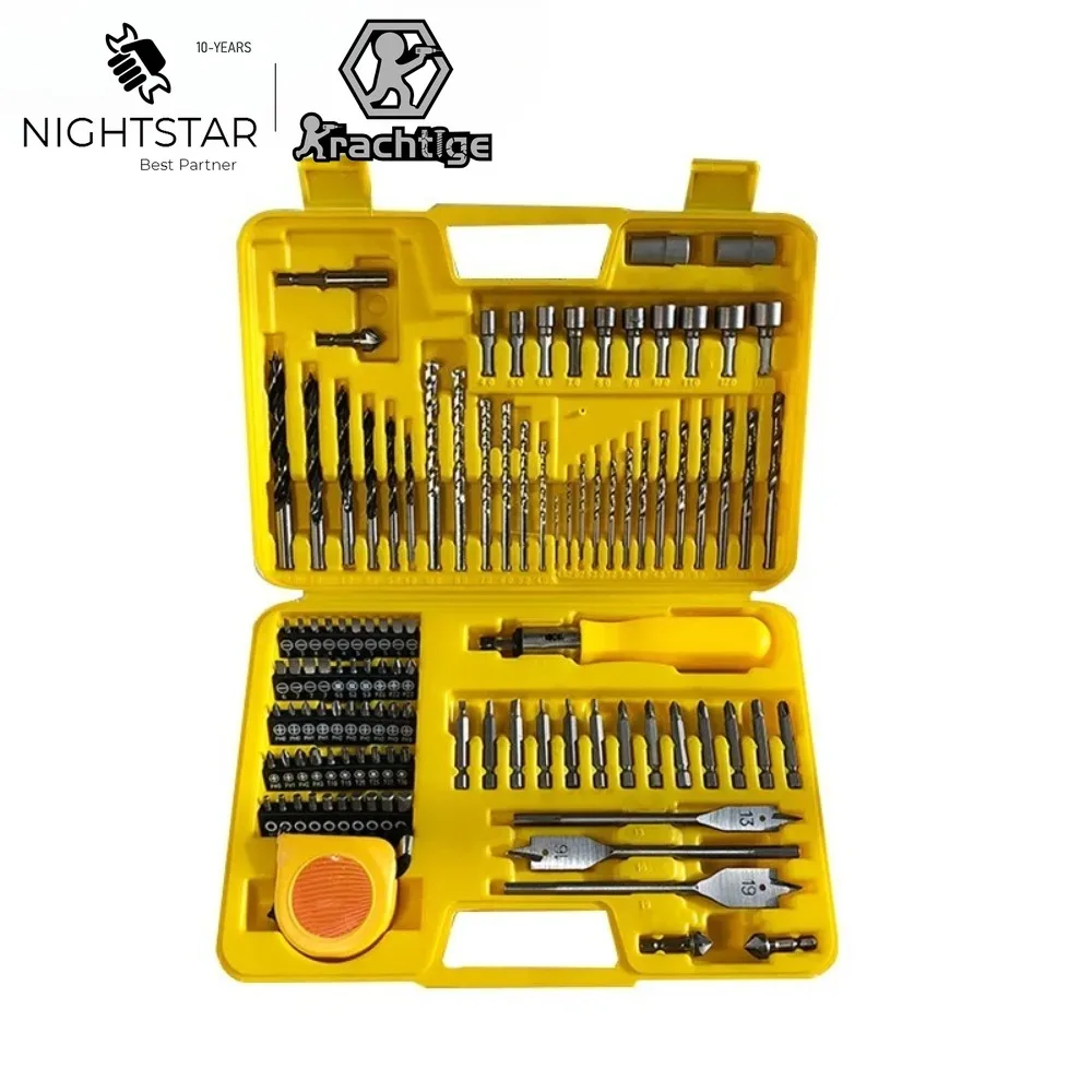 110Pcs Set Multi-Purpose Mixed High-Grade Bit Screwdriver Bits Socket Adapters Set with PE Storage Box