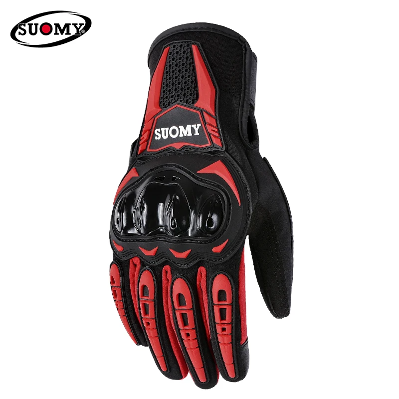 SUOMY Winter Waterproof Guantes Moto Motorcycle Gloves Men Women Autumn Motocross Biker Glove Touch Screen Cycling Luvas M-XXL