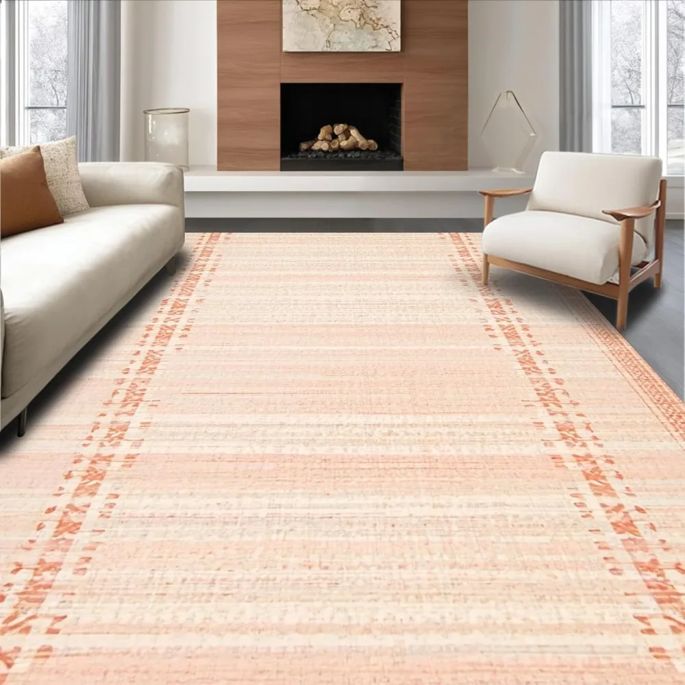 

Ultra Soft Area Rug 8x10, Non Slip, Stain Resistant, Washable Area Rugs for Living Room, Bedroom, Cozy Memory Foam Bath Mat Non
