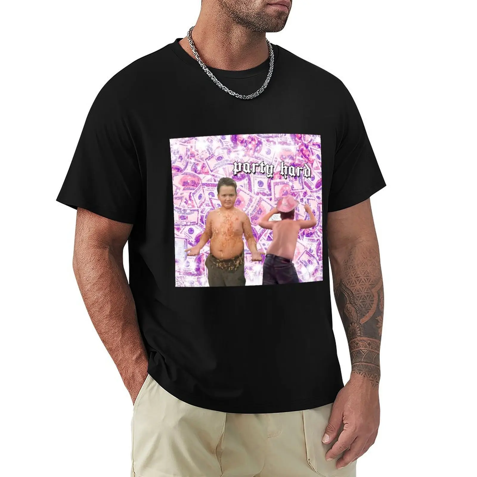 

Gibby Party Hard Gibby Meme T-Shirt plus sizes plus size clothes mens graphic t-shirts