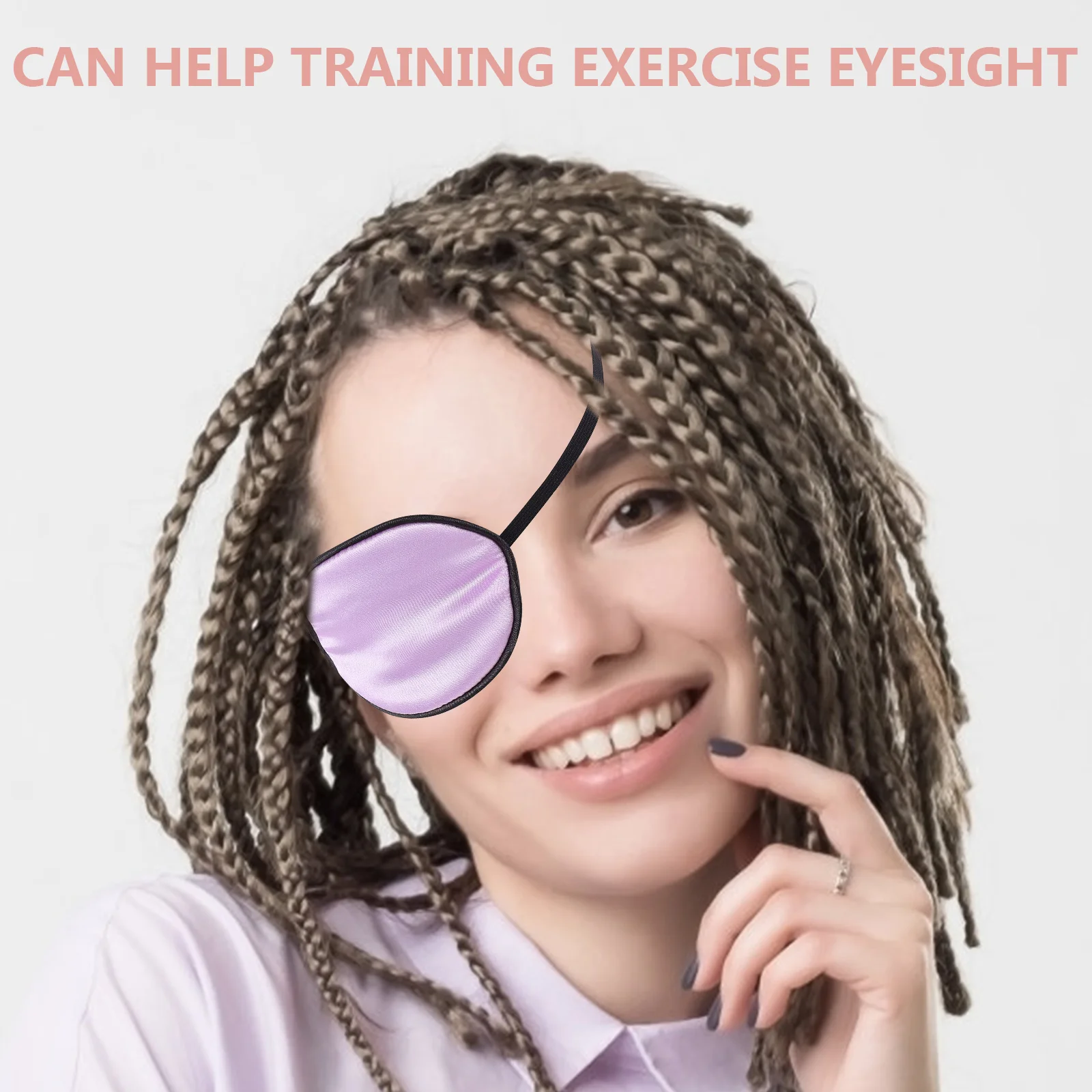 

2pcs Single Patch Silk Lightweight Portable For Amblyopia Protection Daily Use Cover Outdoor Eye Protector Compact Eye