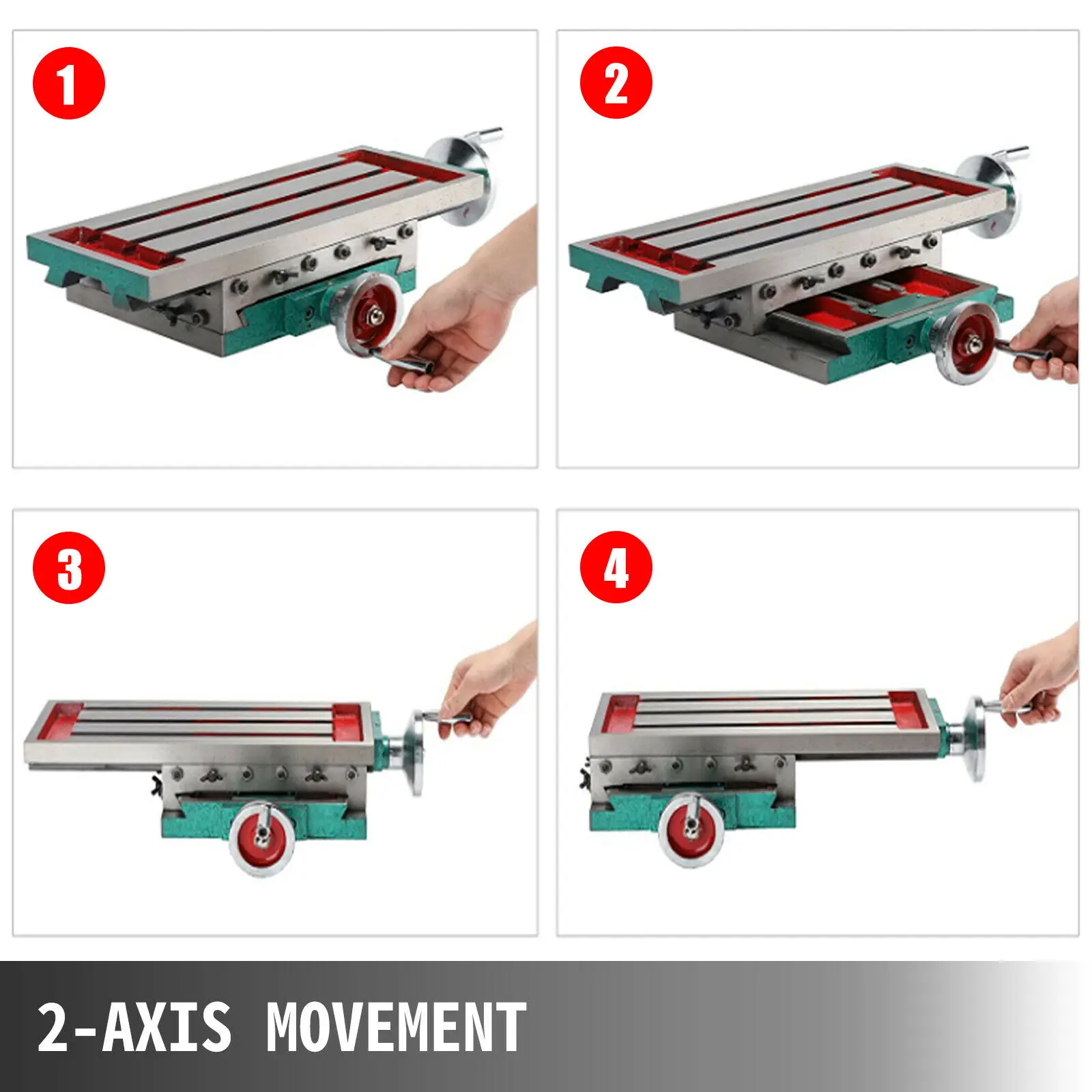 Milling Machine Worktable 450mm x 170mm Milling Support Table Work Table Cross Workbench Machine  For Precise Drilling